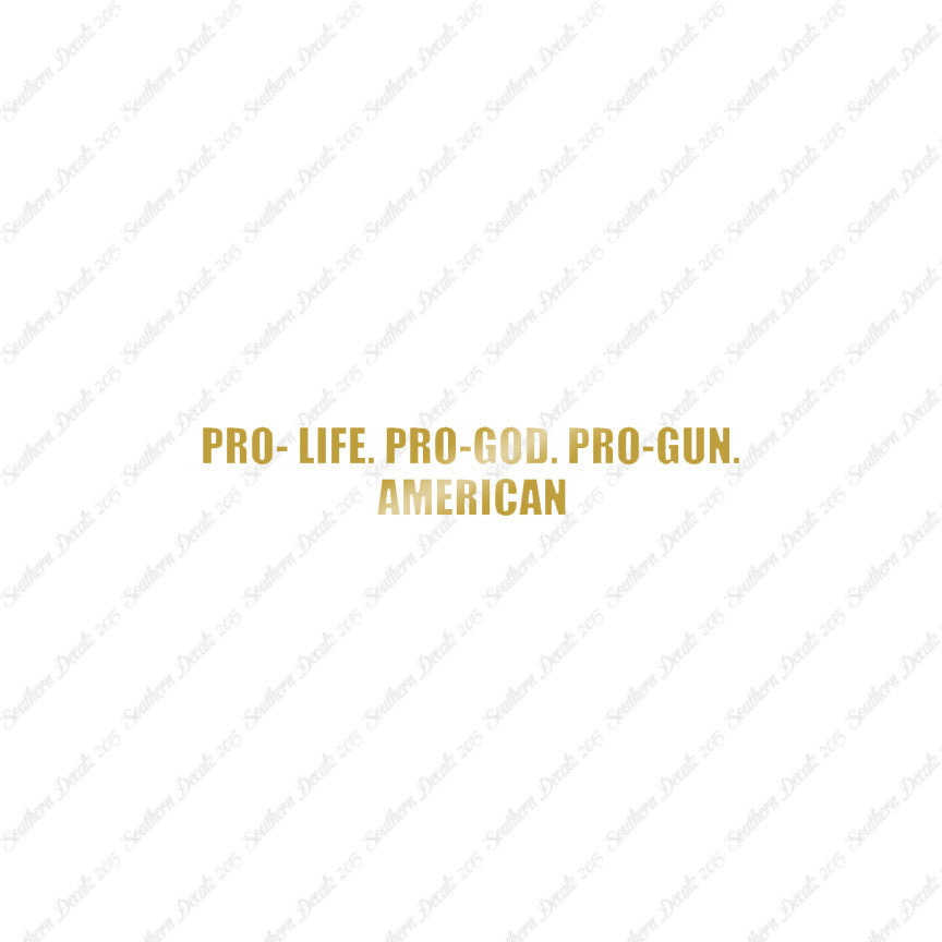 Pro Life Guns God