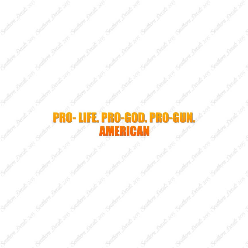 Pro Life Guns God