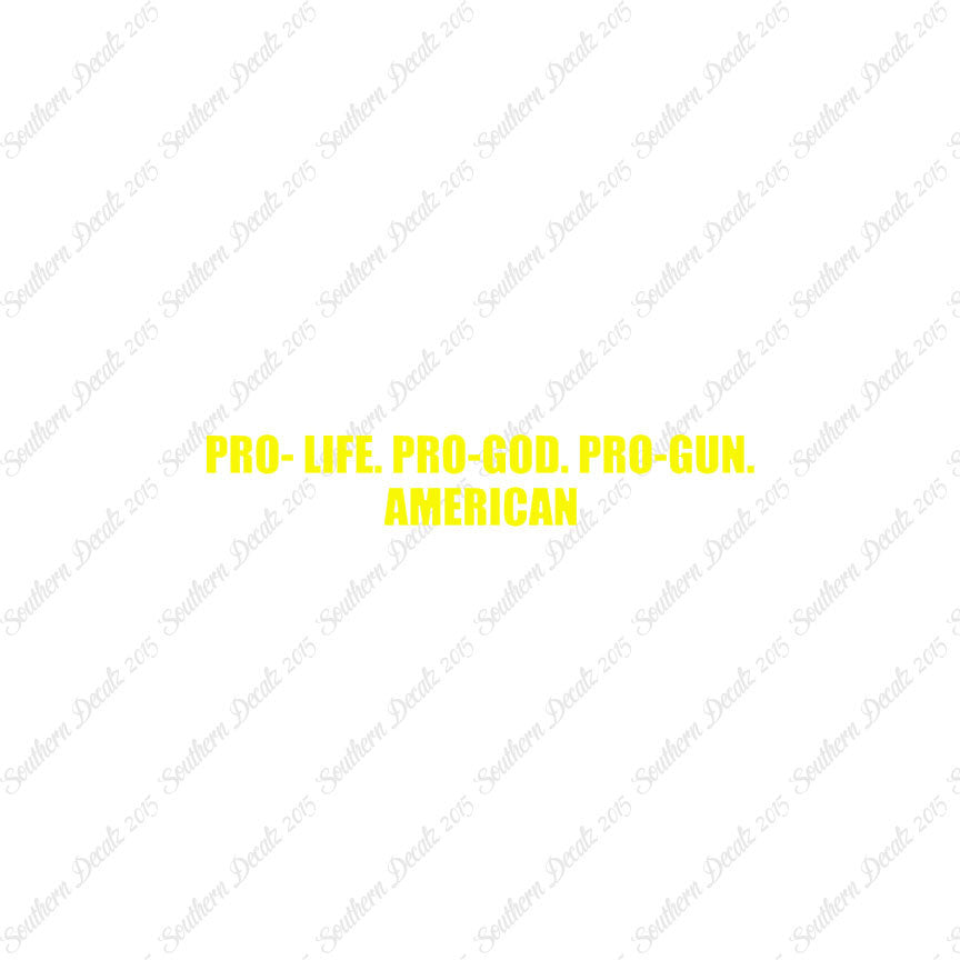 Pro Life Guns God