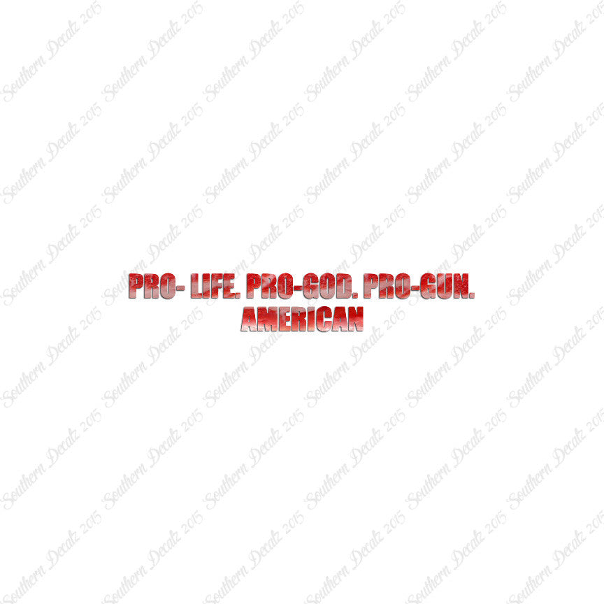 Pro Life Guns God