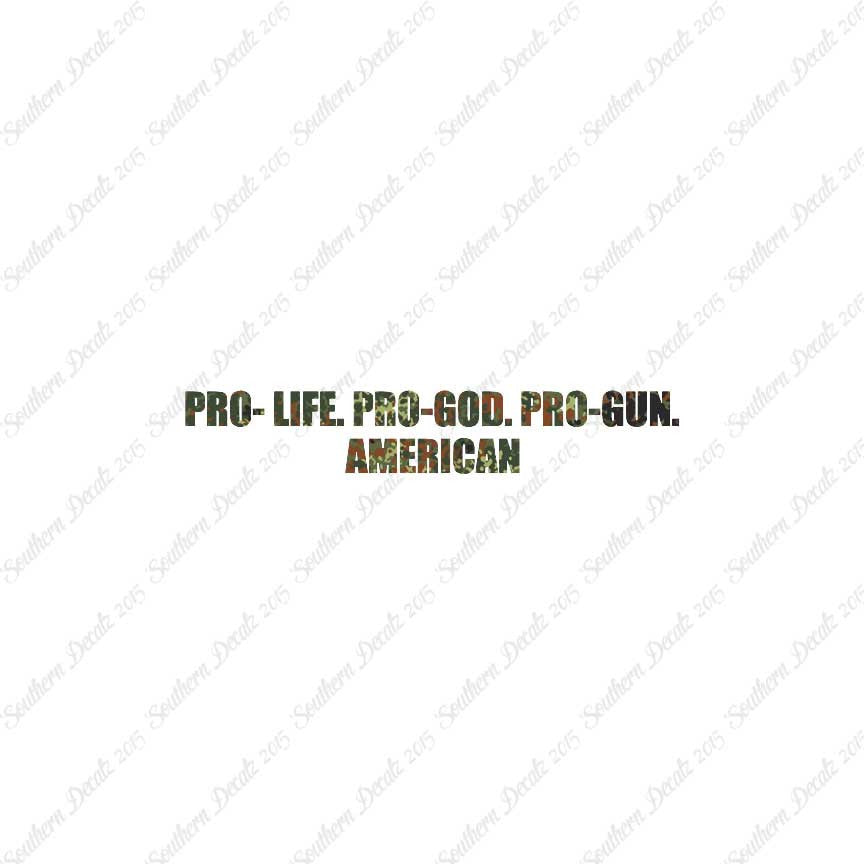 Pro Life Guns God