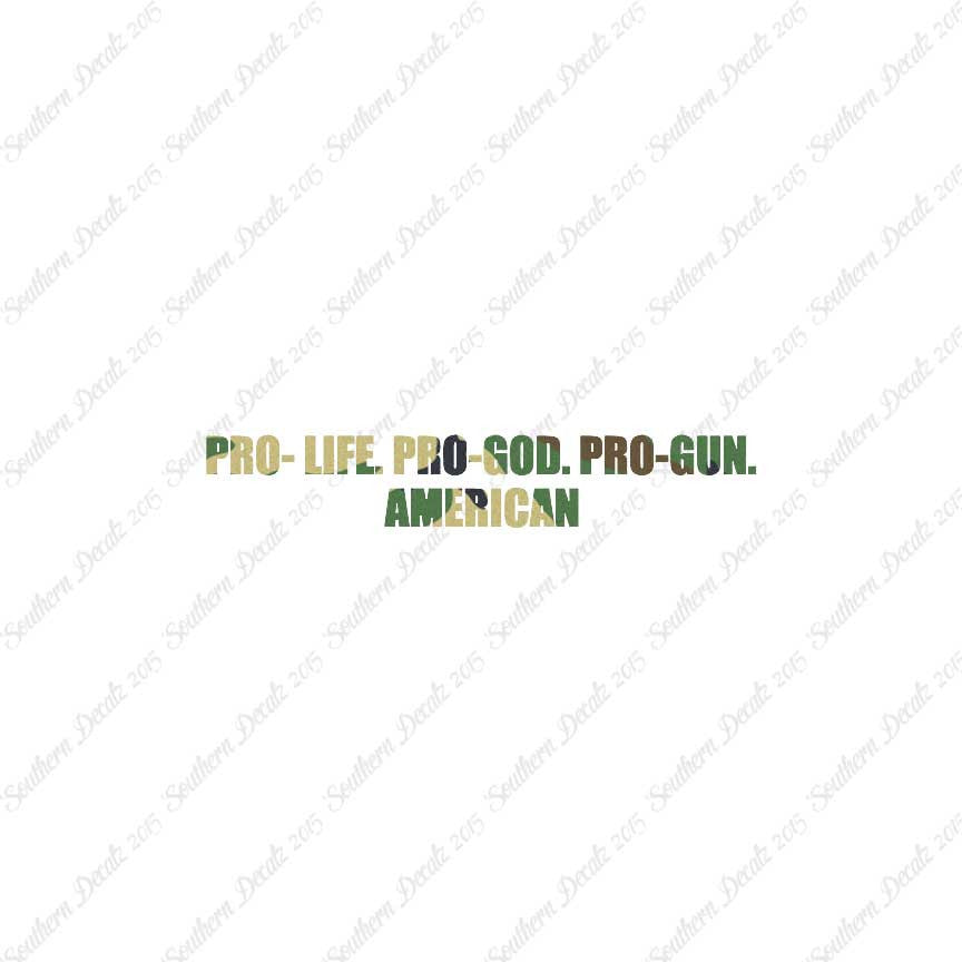 Pro Life Guns God
