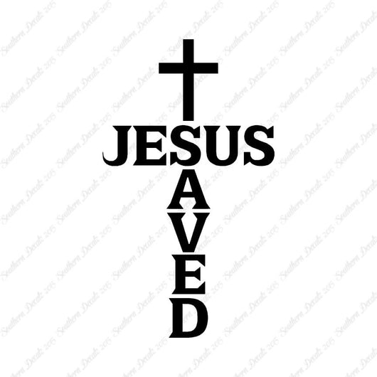 Jesus Saved Christian Cross