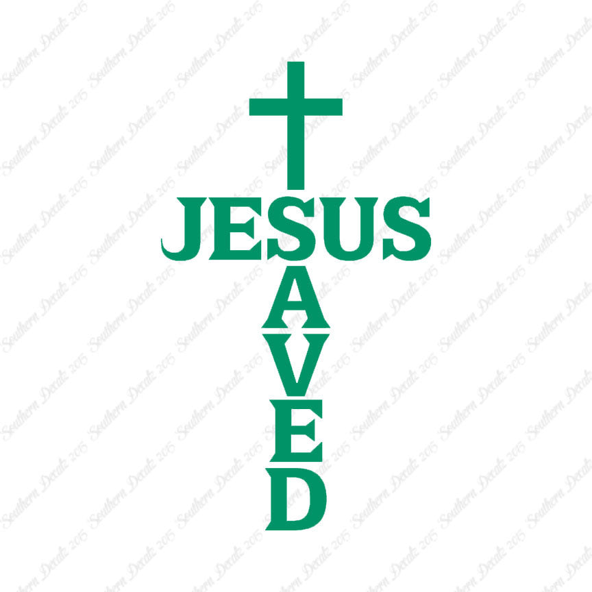 Jesus Saved Christian Cross