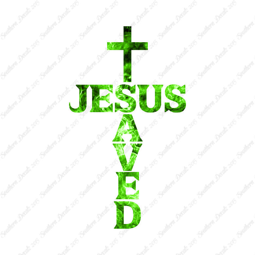 Jesus Saved Christian Cross