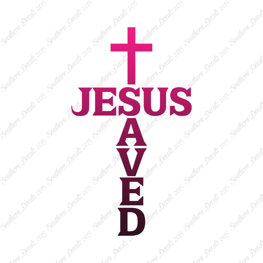 Jesus Saved Christian Cross