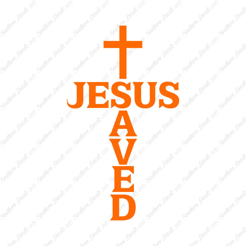 Jesus Saved Christian Cross