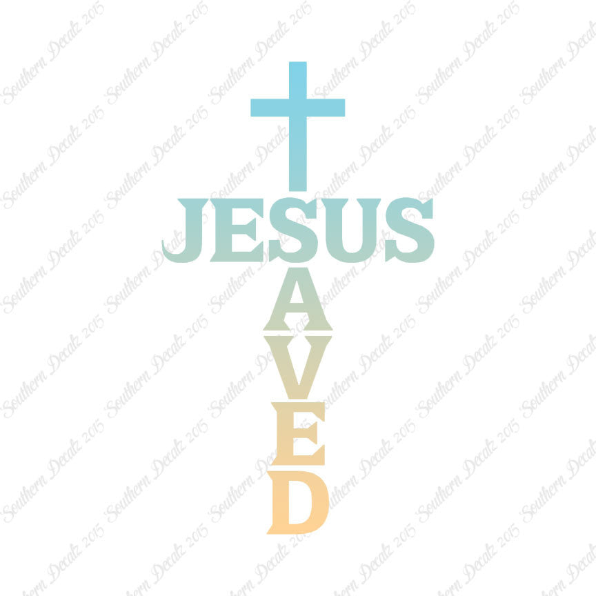 Jesus Saved Christian Cross