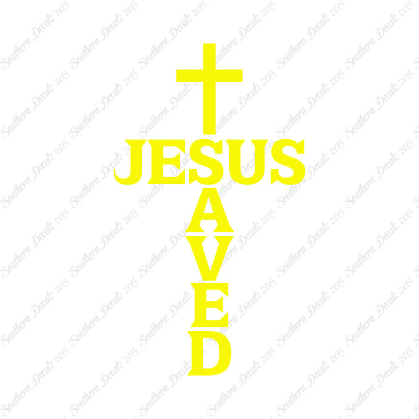 Jesus Saved Christian Cross