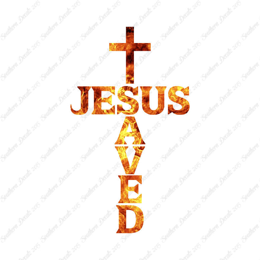 Jesus Saved Christian Cross