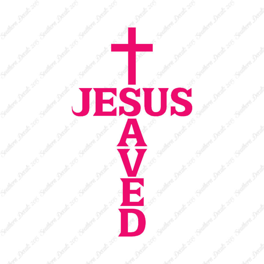 Jesus Saved Christian Cross