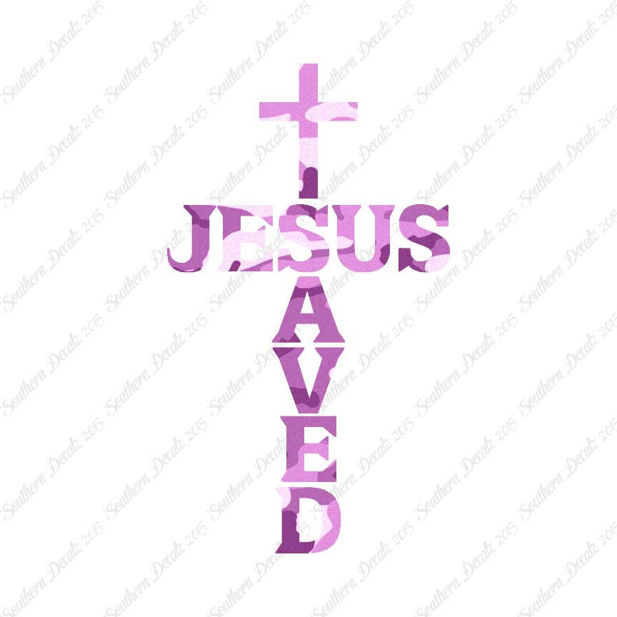 Jesus Saved Christian Cross
