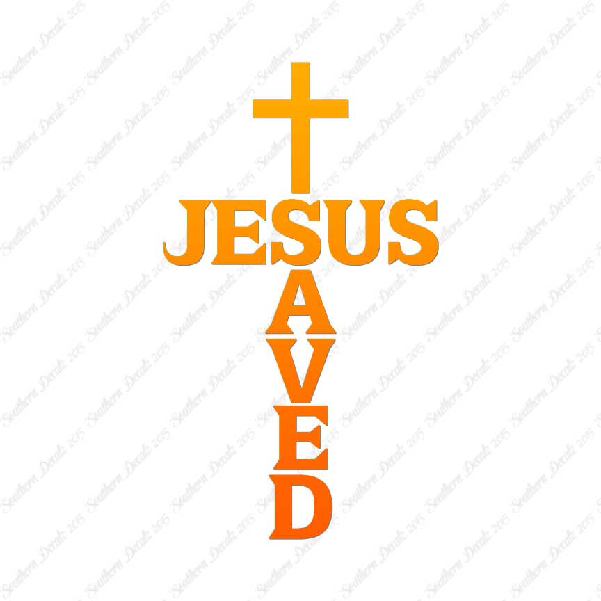 Jesus Saved Christian Cross