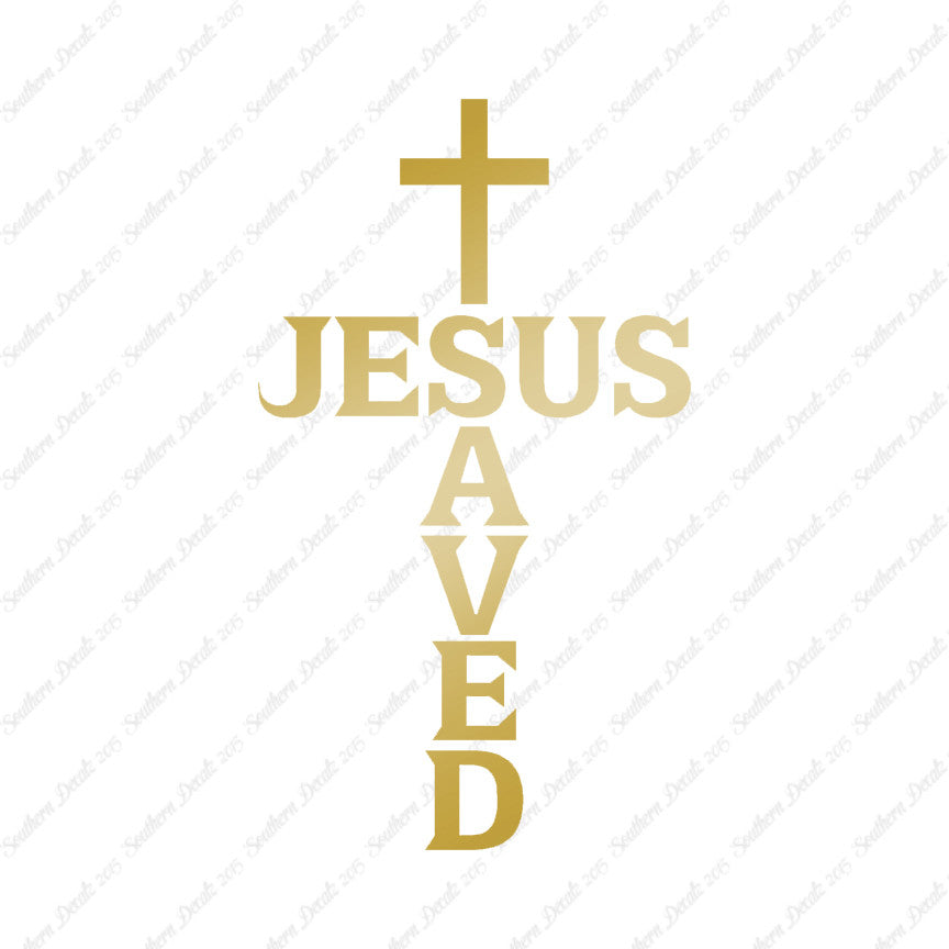 Jesus Saved Christian Cross