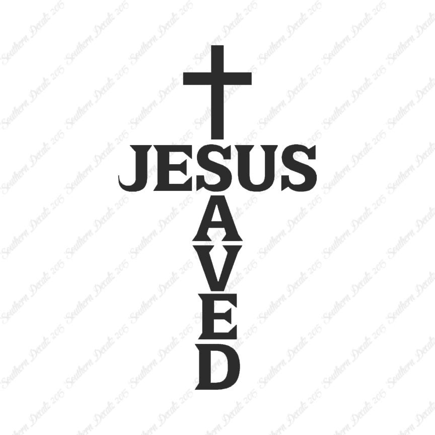 Jesus Saved Christian Cross