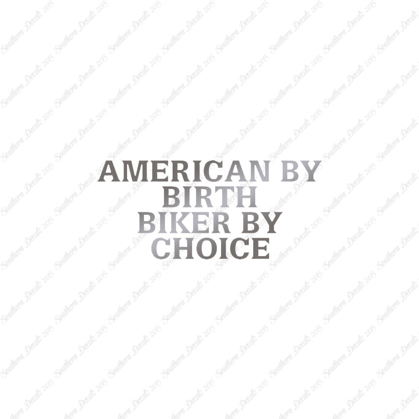 American Birth Choice Biker