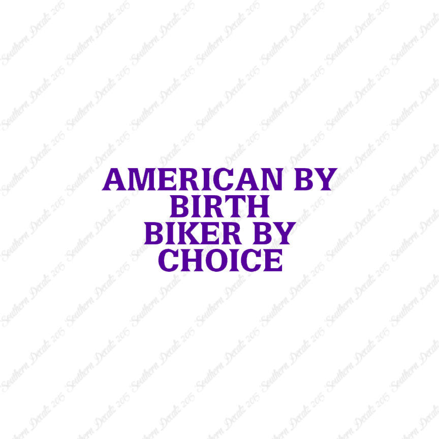 American Birth Choice Biker
