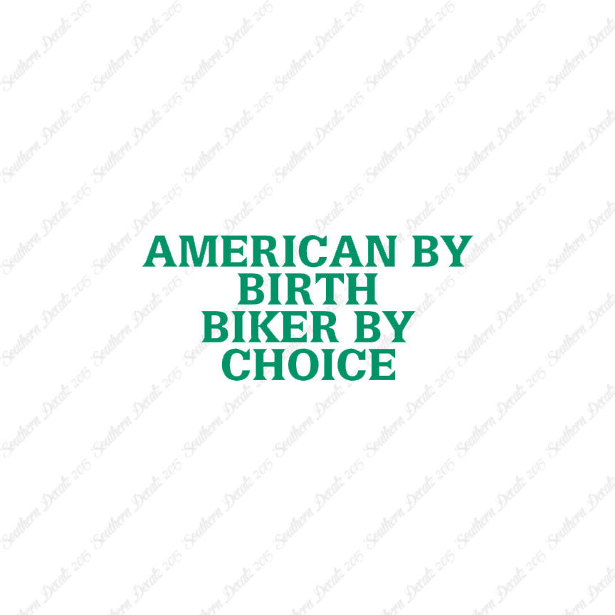 American Birth Choice Biker