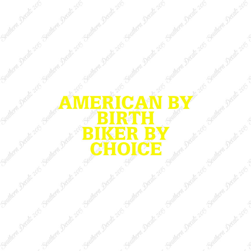 American Birth Choice Biker