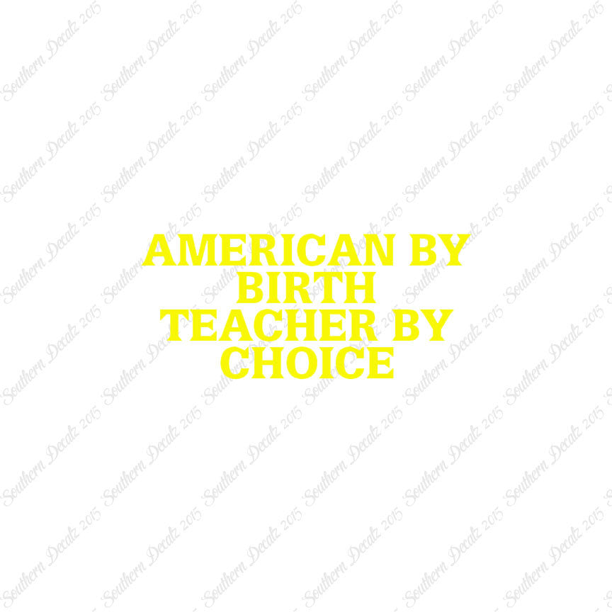 American Birth Choice Teacher