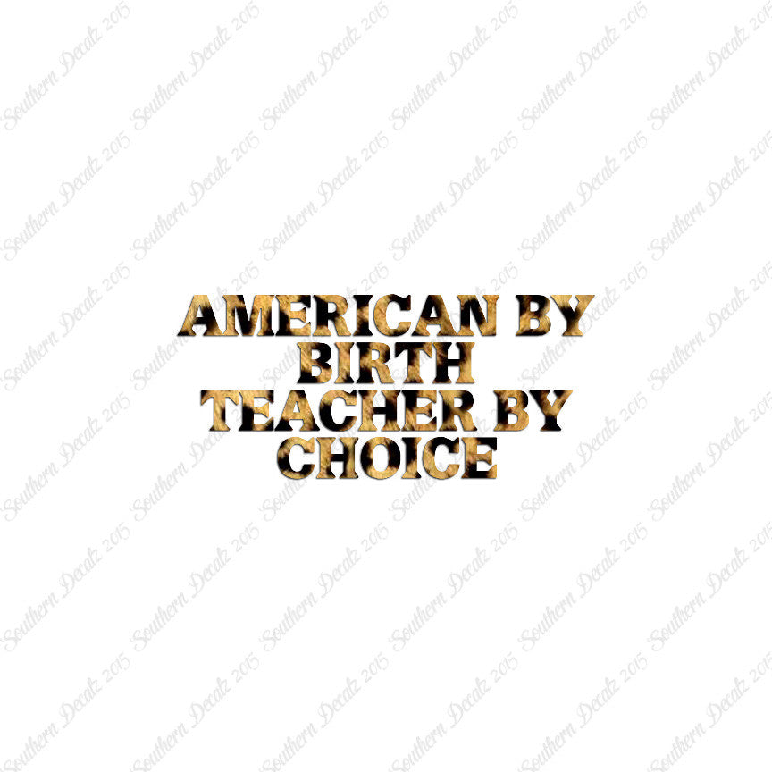 American Birth Choice Teacher