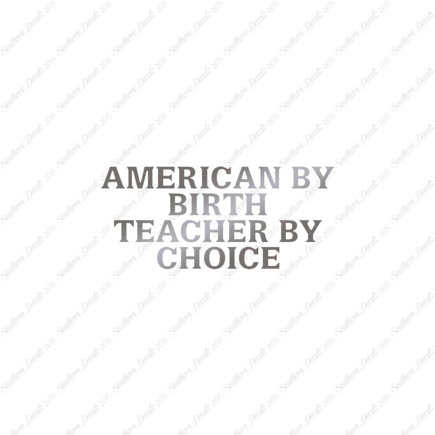 American Birth Choice Teacher