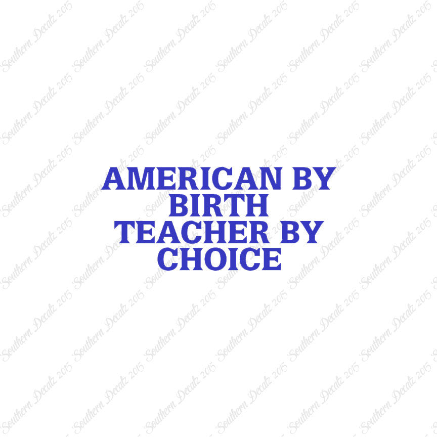 American Birth Choice Teacher