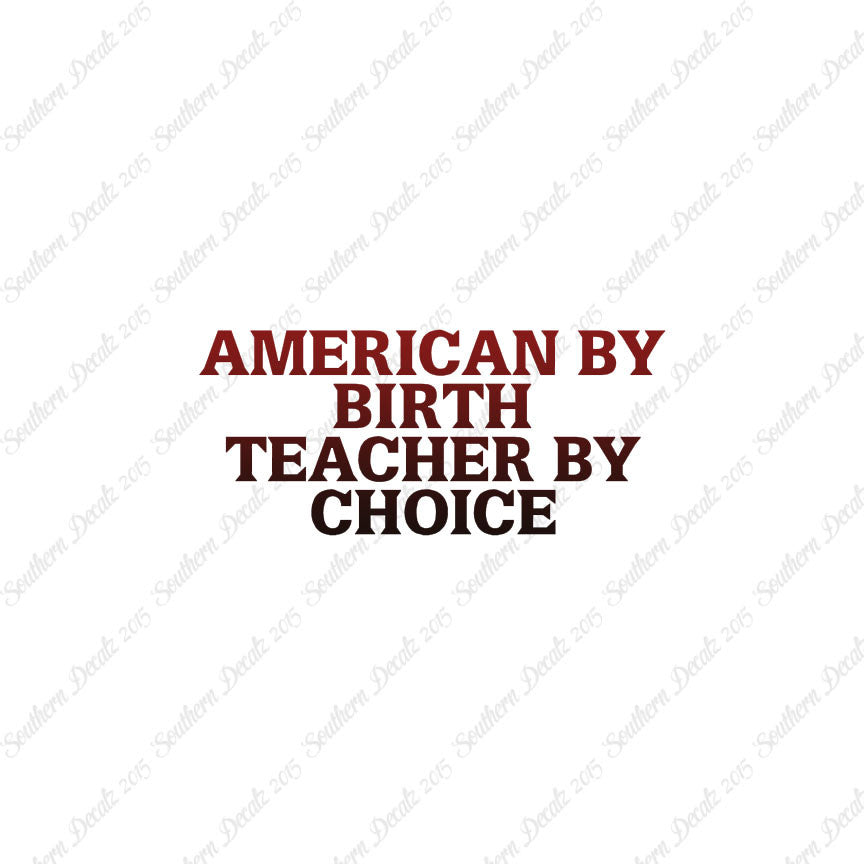 American Birth Choice Teacher