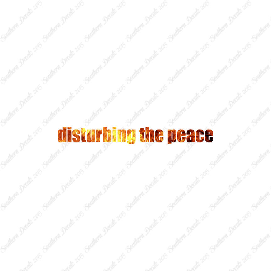 Disturbing The Peace