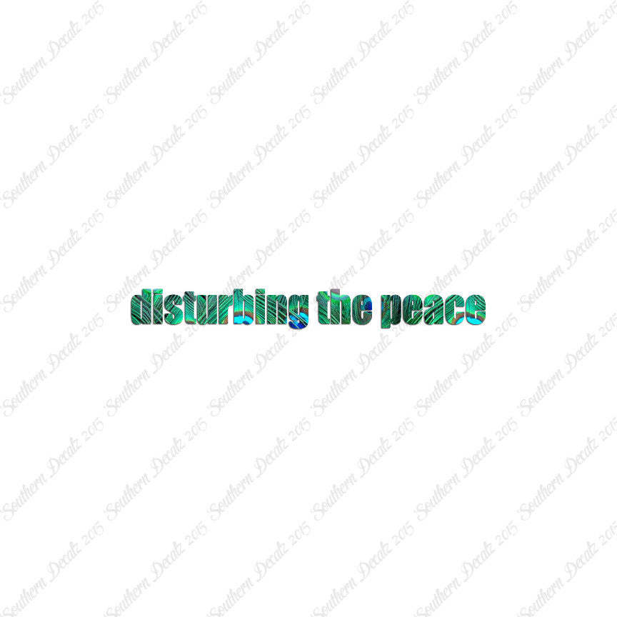 Disturbing The Peace