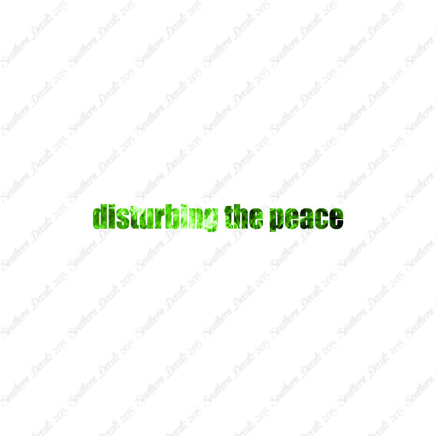 Disturbing The Peace
