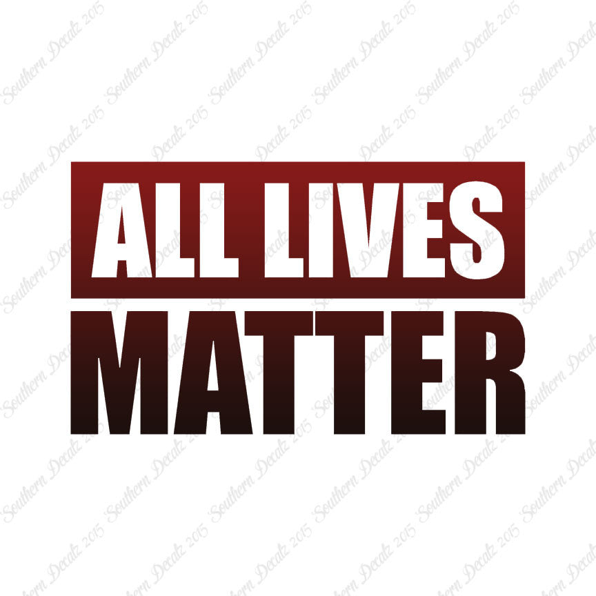 All Lives Matter