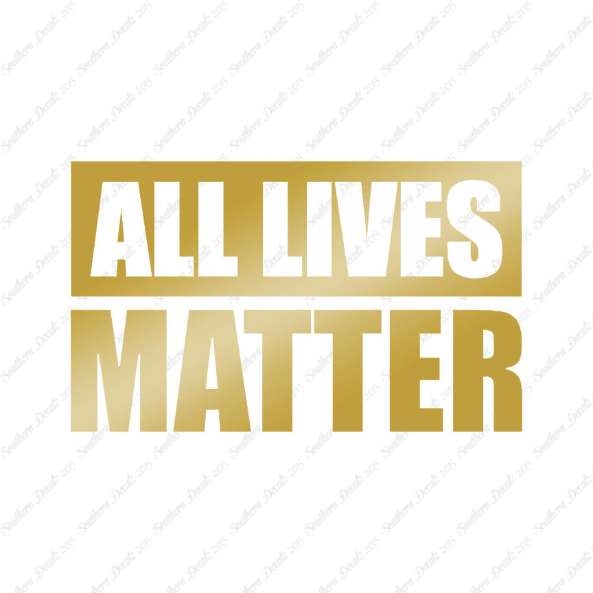 All Lives Matter
