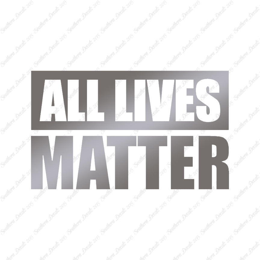 All Lives Matter