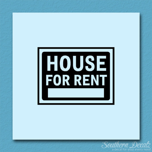 House For Rent Business Sign