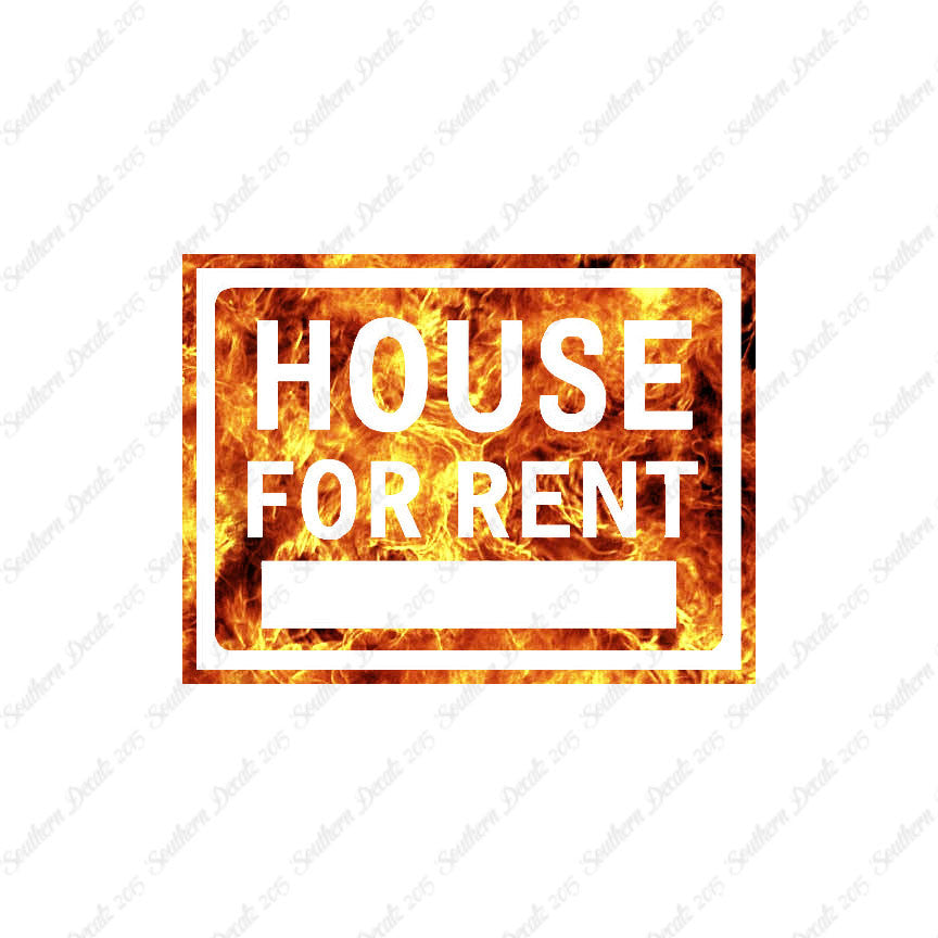 House For Rent Business Sign