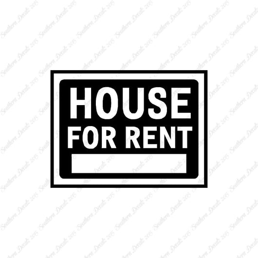 House For Rent Business Sign