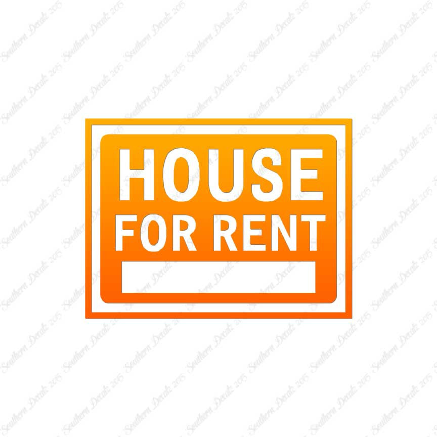 House For Rent Business Sign