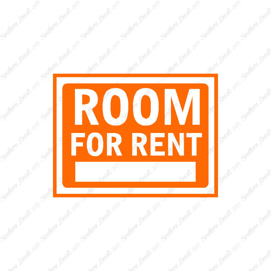 Room For Rent Business Sign