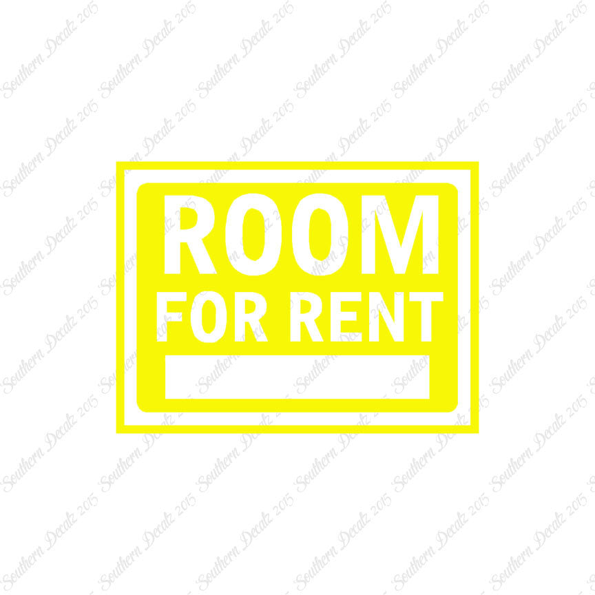 Room For Rent Business Sign