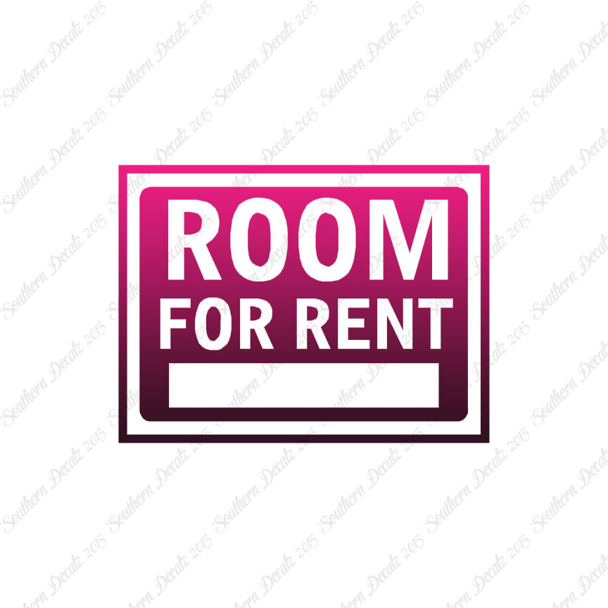 Room For Rent Business Sign