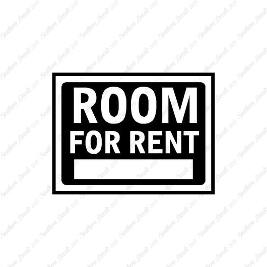 Room For Rent Business Sign