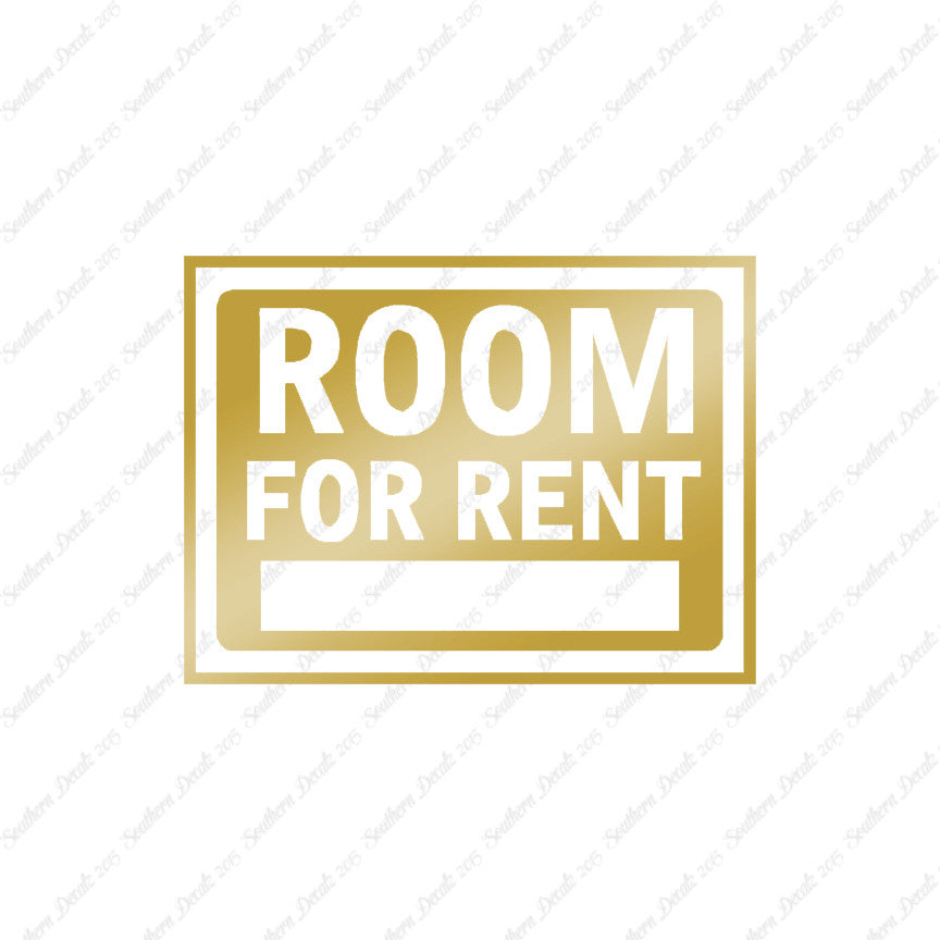 Room For Rent Business Sign