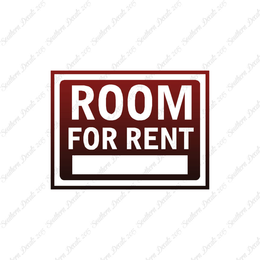 Room For Rent Business Sign