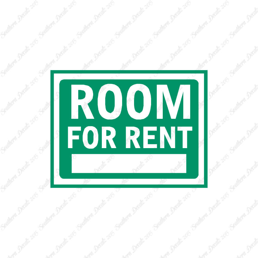 Room For Rent Business Sign