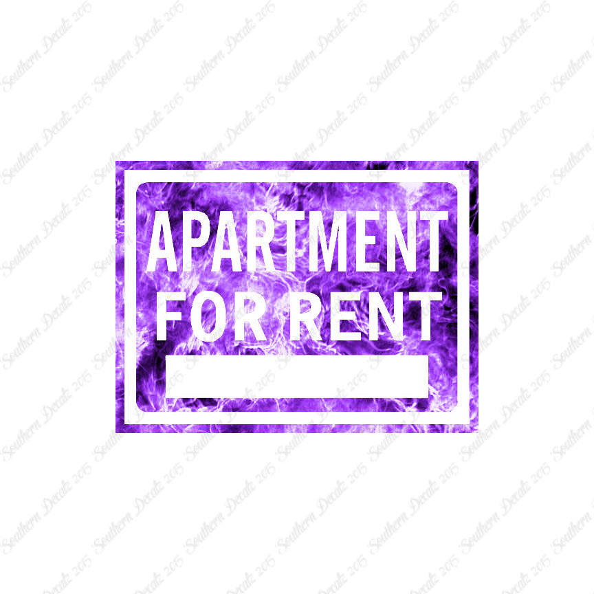 Apartment For Rent Business Sign
