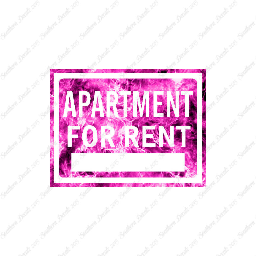 Apartment For Rent Business Sign