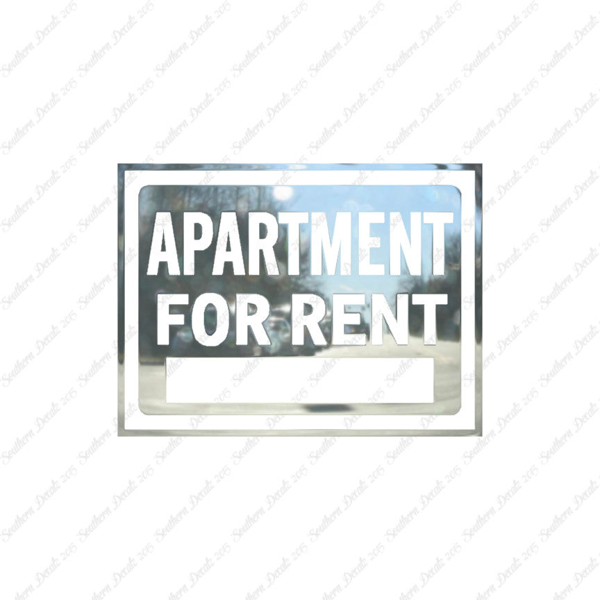 Apartment For Rent Business Sign