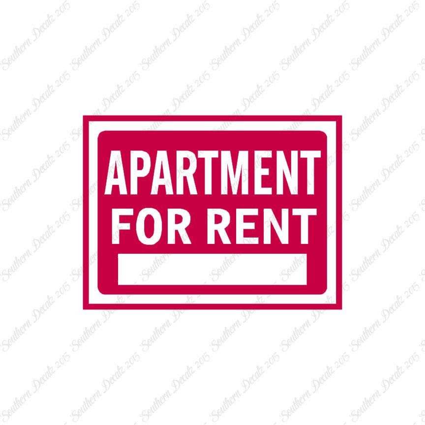Apartment For Rent Business Sign