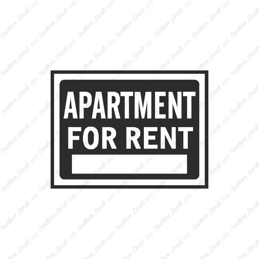 Apartment For Rent Business Sign